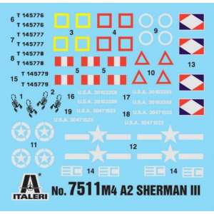 1/72 Танк M4A2 Шерман III (2 быстросборные модели)
