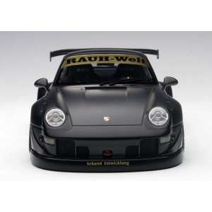 1/18 Porsche 911 (993) RWB (matt black) черный матовый