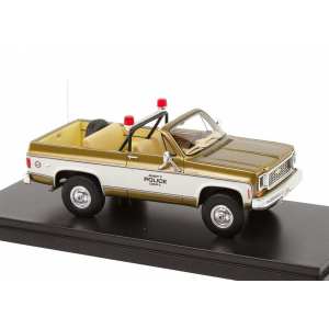 1/43 Chevrolet Blazer Amity Police Department 1972 Golden/White