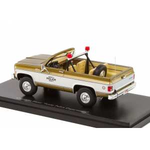 1/43 Chevrolet Blazer Amity Police Department 1972 Golden/White