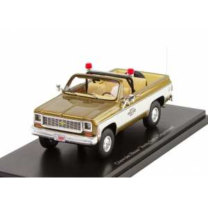 1/43 Chevrolet Blazer Amity Police Department 1972 Golden/White