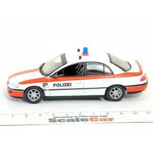 1/43 Opel Omega B 1994 Полиция Кантона Люцерн (Швейцария) с журналом