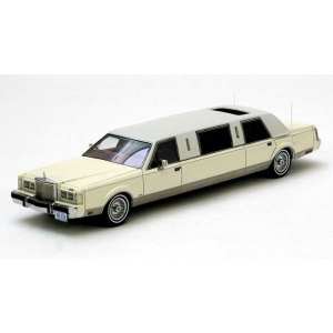 1/43 LINCOLN Towncar Formal Stretch Limousine 1985 White