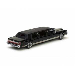 1/43 Lincoln Towncar Formal Limousine Stretch 1985 Black