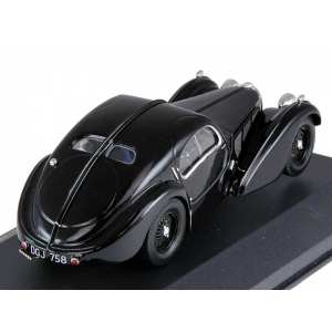 1/43 Bugatti TYPE 57S COUPE ATLANTIC 1938 Black (blue interiors)