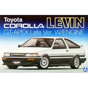 1/24 Toyota Corolla AE86 Levin GT-Apex Late version with engine (двигатель детализирован