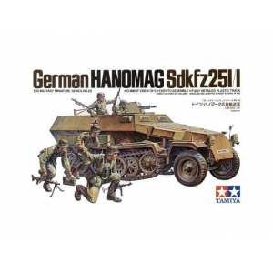 1/35 Немецкий бронетранспортер Hanomag Sd.Kfz. 251/1 с 5 фигурами