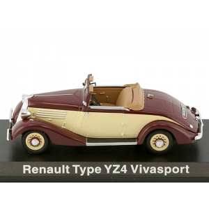 1/43 Renault Type YZ4 Vivasport 1934 Red-Cream