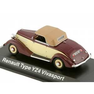 1/43 Renault Type YZ4 Vivasport 1934 Red-Cream