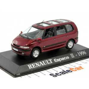 1/43 Renault Espace III 1996 темно-красный