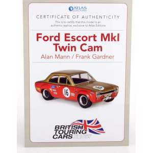 1/43 Ford Escort Mk.I Twin Cam 16 Frank Gardner Alan Mann Racing BTCC чемпион 1968