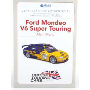 1/43 Ford Mondeo Zetec V6 Super Touring 11 Alain Menu Ford Team BTCC чемпион 2000