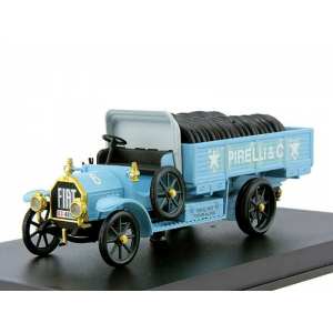 1/43 FIAT 18 BL – Pirelli 1917 голубой с шинами в кузове
