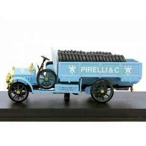 1/43 FIAT 18 BL – Pirelli 1917 голубой с шинами в кузове