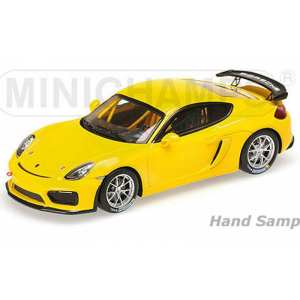 1/43 Porsche Cayman GT4 Clubsport - Streetversion - желтый