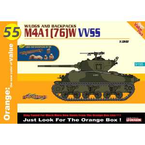1/35 Танк M4A1(76)W VVSS + Logs And Backpacks