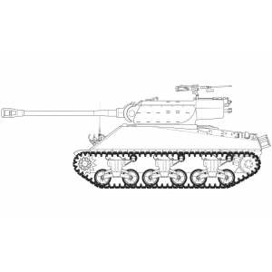 1/35 Танк M36B1 GMC