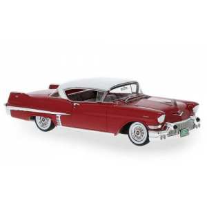 1/43 Cadillac Series 62 hard-top coupe 1957 красный с белым верхом