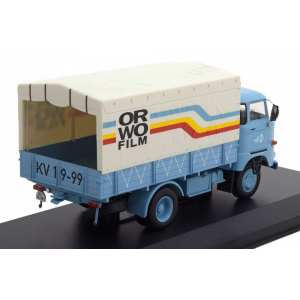 1/43 IFA W50L грузовик с тентом Orwo Film 1975 голубой