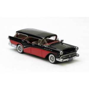 1/43 Buick Century Caballero Estate Wagon 1957 Black/Red