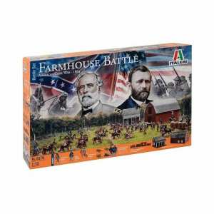 1/72 Миниатюра Farmhouse Battle - American Civil War 1864 - Battle Set