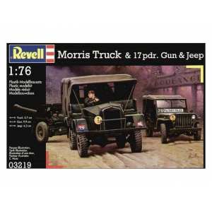 1/76 Минидиорама :Военные автомобили Morris C 8 и Willys Jeep, Моррис и Виллис