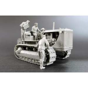 1/35 Трактор U.S. TRACTOR w/Towing Winch & Crewmen