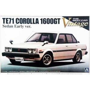 1/24 Toyota Corolla 1600GT (TE71) ранняя версия