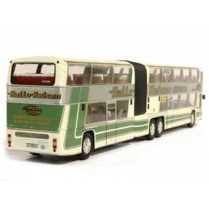 1/43 Двухэтажный сочлененный автобус Neoplan Jumbocruiser MK I 1975 белый/зеленый