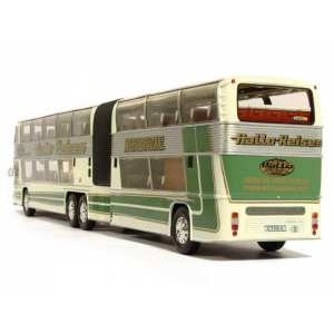 1/43 Двухэтажный сочлененный автобус Neoplan Jumbocruiser MK I 1975 белый/зеленый