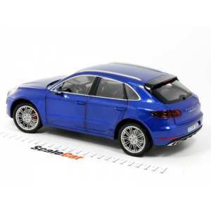 1/18 Porsche Macan Turbo 2014 синий мет.