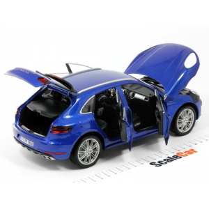 1/18 Porsche Macan Turbo 2014 синий мет.