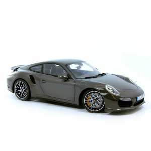1/18 Porsche 911 (991) Turbo S Metal Gray серый