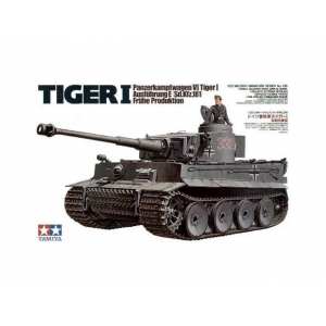 1/35 Танк Tiger I Ausf.E (ранняя версия) 6 вариантов сборки, 1фигура командира
