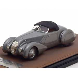 1/43 Bentley 4,25 Litre Roadster Chalmers & Gathings B25GP (закрытый) 1936 серый металлик