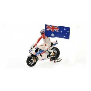 1/12 DUCATI DESMOSEDICI GP09 - CASEY STONER - MOTOGP AUSTRALIA 2009 - WITH FIGURINE