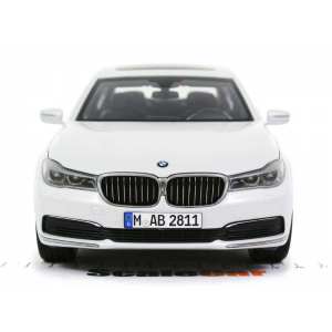 1/18 BMW 7 series Long 2016 G12 mineral white белый