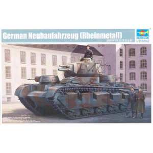 1/35 Многобашенный немецкий танк Neubaufahrzeug (завод Rheinmetall)