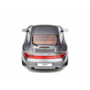 1/18 Porsche 911 (996) Carrera 4S Facelift серебристый