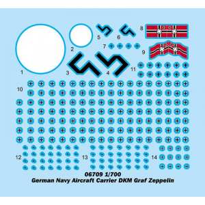 1/700 Корабль German Navy Aircraft Carrier DKM Graf Zeppelin