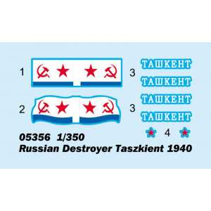 1/350 Russian Destroyer Taszkient 1940