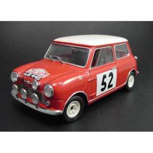 1/18 Mini Cooper S 1965 победитель Monte Carlo Rally  52