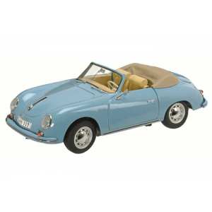 1/18 Porsche 356A Convertible 1955 Light Blue