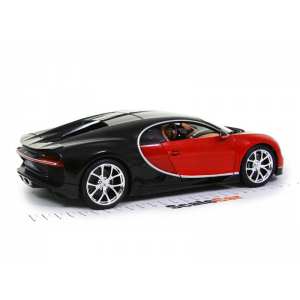 1/18 Bugatti Chiron красный с черным