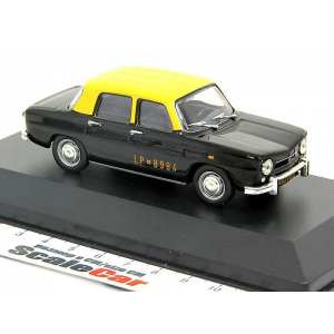 1/43 Renault 8 Taxi Santiago De Chile 1965 черный/желтый
