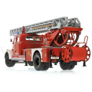 1/18 MERCEDES L 6600 AERIAL LADDER - DL30 - RED/WHITE