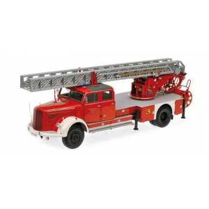 1/18 MERCEDES L 6600 AERIAL LADDER - DL30 - RED/WHITE