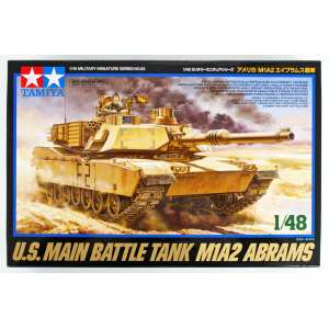 1/48 Американский танк M1A2 Abrams, с одной фигурой
