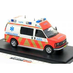 1/43 CHEVROLET GMT 600 Ambulance VZA Amsterdam 2005 Скорая помощь Амстердам