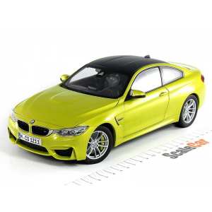 1/18 BMW M4 F82 2015 желтый мет